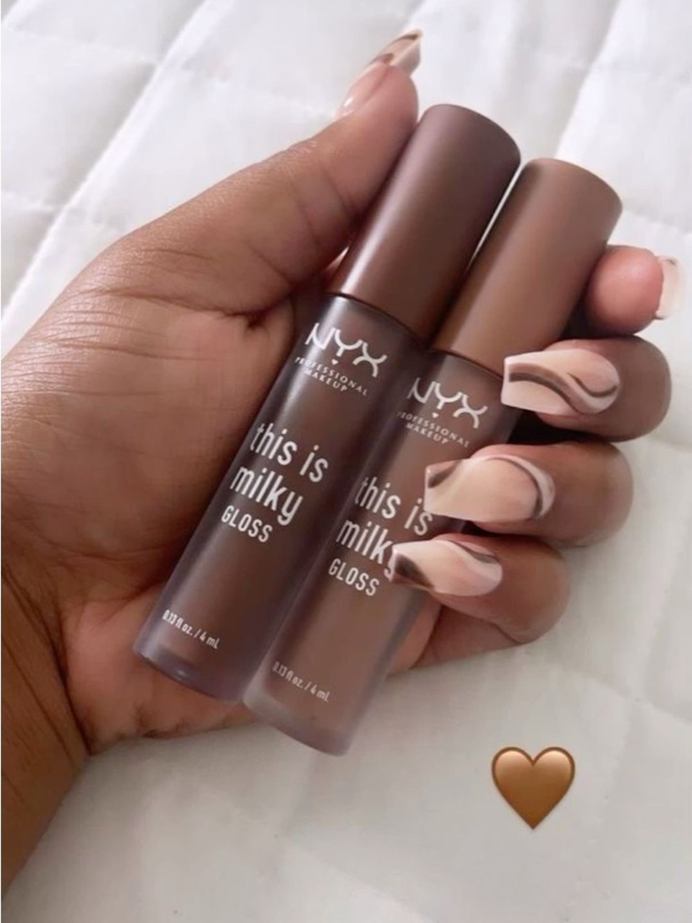 NYX This is Milky Gloss Collection - Brown and Tan Shades New